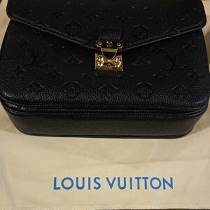 Louis Vuitton Black Embossed Clutch